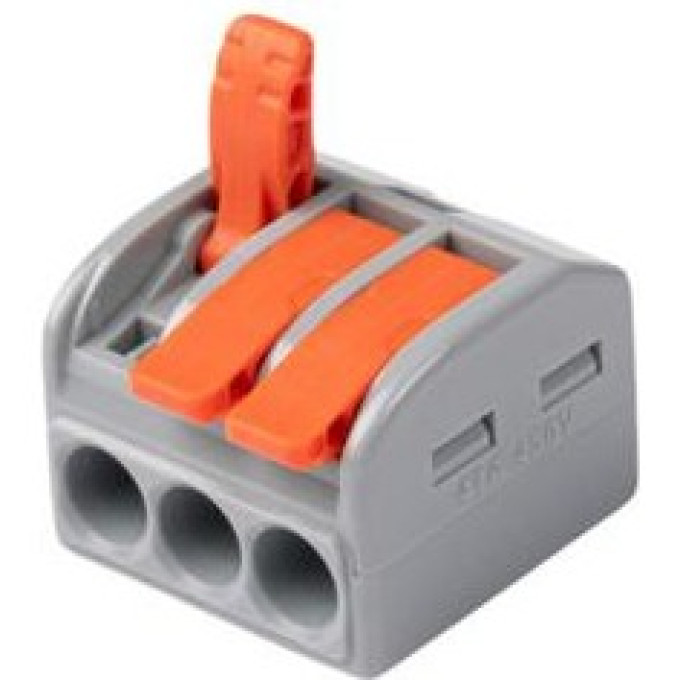 Клемма монтажная JAZZWAY 5073845 СМК PTC-3P 463 BL/3 450В 41А 0,5-6,0кв.мм
