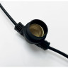 Уличная гирлянда JAZZWAY (1763) Белт-лайт PBL-S40/ L12+1.5 Black E27 (универсальное крепление) IP65 5040564A
